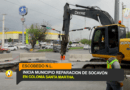 INICIA ESCOBEDO REPARACIÓN DE SOCAVÓN EN COLONIA SANTA MARTHA